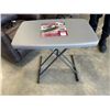 Image 2 : FOLDING PERSONAL PLASTIC TABLE