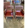 Image 1 : PAIR OF ROSEWOOD CARVED CHAIRS