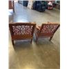 Image 5 : PAIR OF ROSEWOOD CARVED CHAIRS