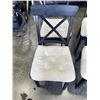 Image 4 : 6 IKEA INGOLF DINING CHAIRS