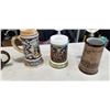 Image 3 : 5 BEER STEINS