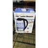 Image 2 : HAMILTON BEACH 1.7L ELECTRIC GLASS KETTLE - TESTED WORKING