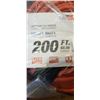 Image 2 : NEW HEAVY DUTY LIGHTED 200FT ORANGE EXTENSION CORD. 12AWG/3C
