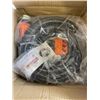 Image 1 : NEW 50 AMP RV CORD. 30FT LONG. BLACK. 6AWG/3C +8AWG/1C