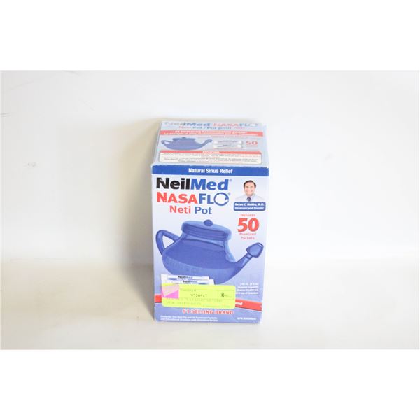 NEILMED "NASAFLO" NETI POT NEW- NO PACKETS