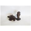 Image 1 : HAND CARVED EBONY WOOD DECOR TURTLE