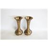 Image 1 : VINTAGE BRASS (X2) VASES