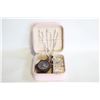 Image 1 : TRAVELING JEWELRY BOX FULL OF JEWELRY