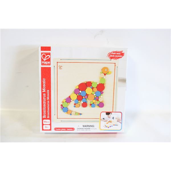 PEEL & STICK BRONTOSAURUS MOSAIC NEW