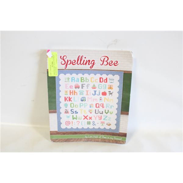 "SPELLING BEE" QUILT PATTERN BLOCK BOOK