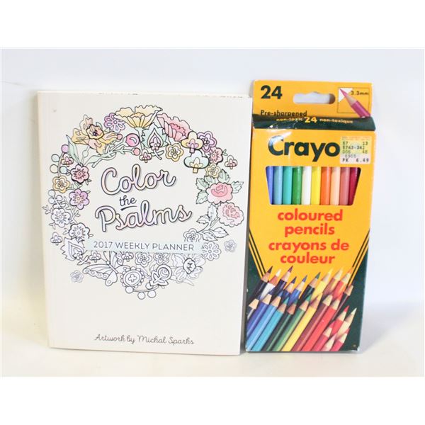 COLORING SUPPLIES- BOX LOT ASSORTED