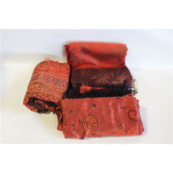 WOMEN'S BOHO/TAPESTRY SCARVES ASSORTED