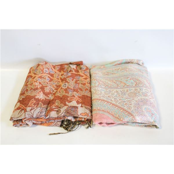 WOMEN'S BOHO/TAPESTRY SCARVES ASSORTED