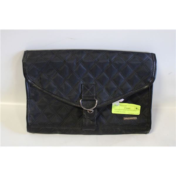 CELEBRITY QUILTED FOLDING COSMETIC BAG