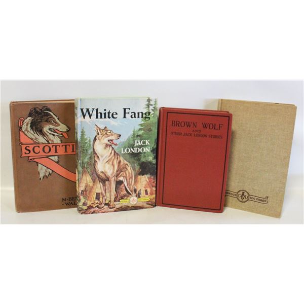 VINTAGE JACK LONDON & ASST" DOG" STORIES