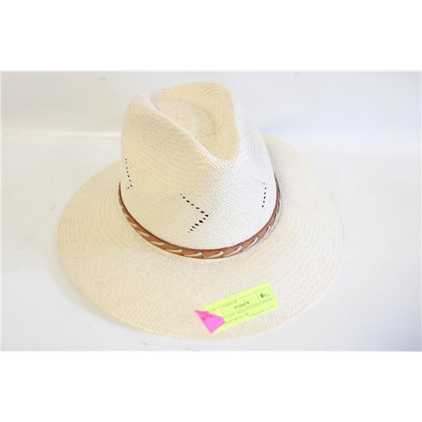 TOMBSTONE ADVENTURER STRAW HAT- SIZE MEDIUM