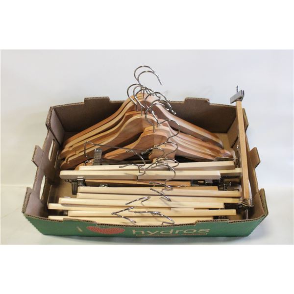 HANGERS- BOX LOT ASSORTED