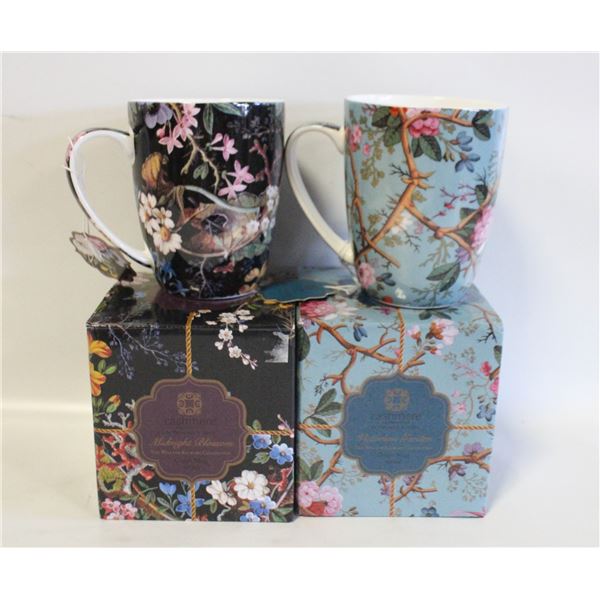 CERAMIC MUGS- WILLIAM KILLBURN COLLECTION-NEW