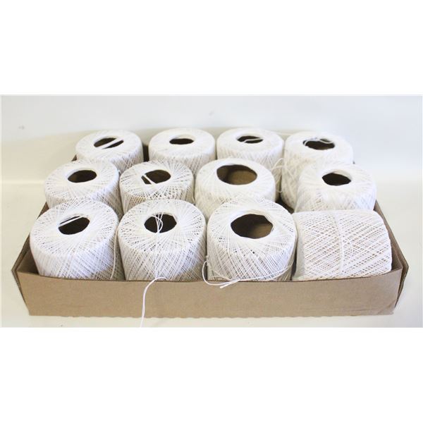 COTTON NEEDLEWORK THREAD- BOX LOT ASSORTED