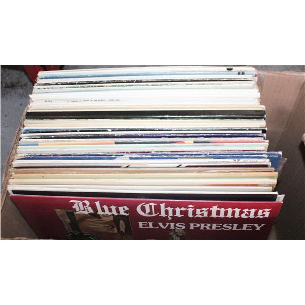 VINTAGE VINYL LP'S- BOX LOT ASSORTED