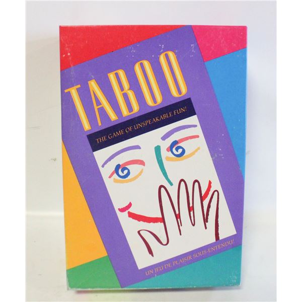 1990 HASBRO "TABOO" BOARD GAME