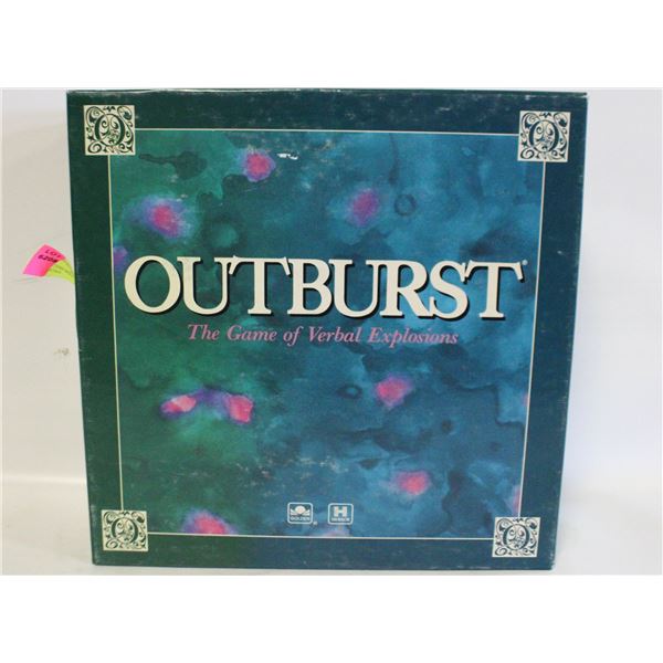 1991 "OUTBURST" GAME OF VERBAL EXPLOSIONS