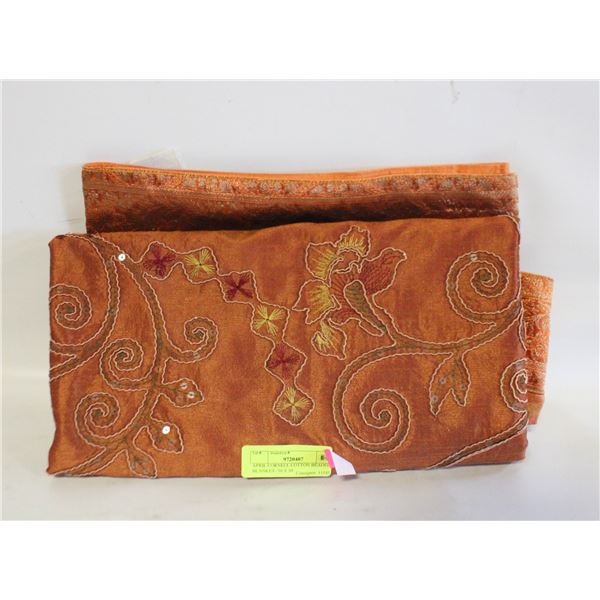 APRIL CORNELL COTTON BEADED BLANKET- 50 X 50