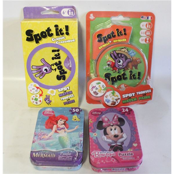 CHILDREN'S PUZZLES & GAMES ASSORTED