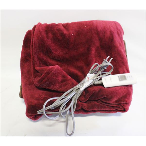 SUNBEAM AUTO OFF ELECTRIC BLANKET- 60 X 60