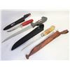 Image 1 : 2 FILLET KNIVES + 1 SWEDEN MORA HUNTING KNIFE