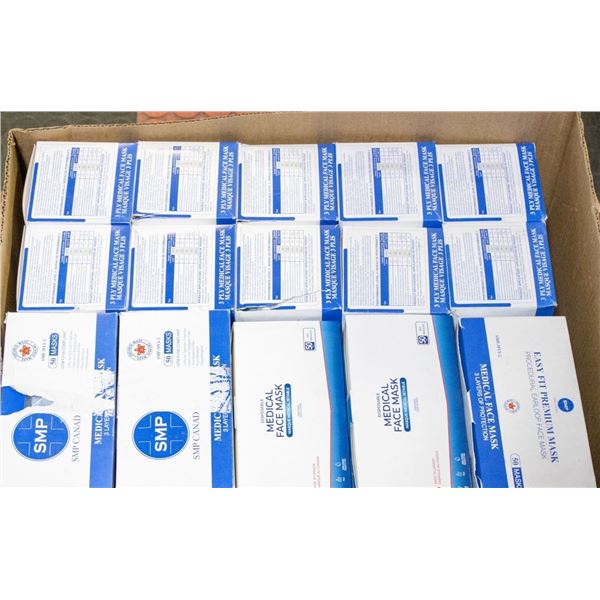 CASE OF 21 BOXES OF MEDICAL FACE