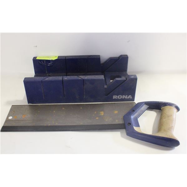 RONA MITER SAW WITH BOX