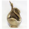 Image 1 : VINTAGE SOLID BRASS SWAN HANGING