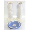 Image 1 : PAIR LENOX PORCELAIN TULIP CANDLE