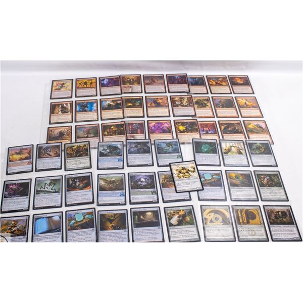6 SHEETS OF MAGIC CARDS