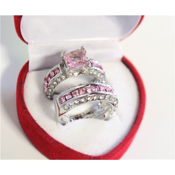 NEW 2PCS/SET RING SET SZ7