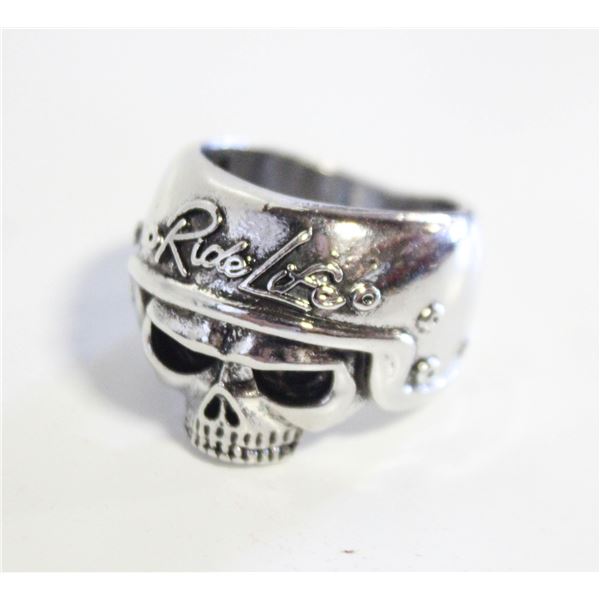 NEW RIDE BIKERS RING SZ 11