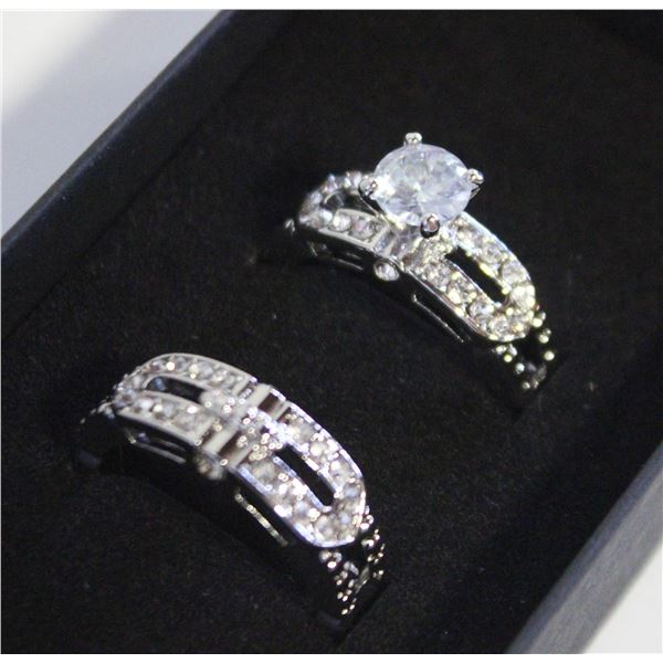NEW 2PCS/SET RING SET SZ9