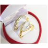 Image 1 : NEW 2PCS/SET RING SET SZ7