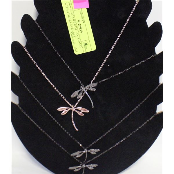 NEW JEWELRY DISPLAY STAND WITH 4 NECKLACES SET