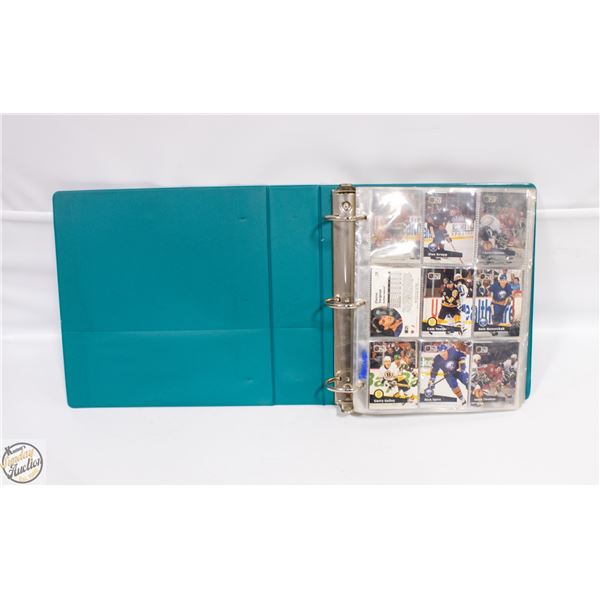 BINDER OF 1991 PRO SET HOCKEY CARDS