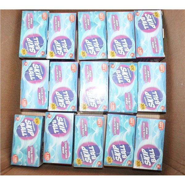 15 BOXES OF SKIP WATER BALLS