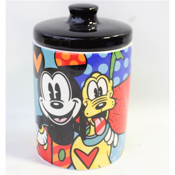 BRITTO DISNEY CERAMIC CANISTER
