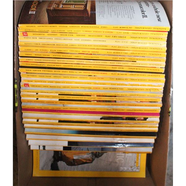 33 NATIONAL GEOGRAPHIC 1970-1974