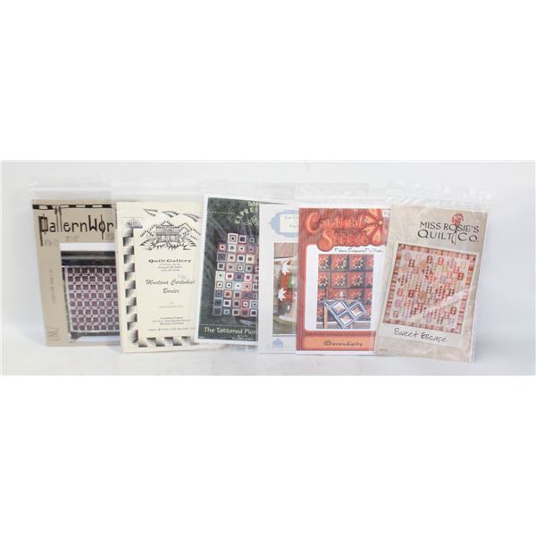 QUILTING PATTERNS- ASSORTED