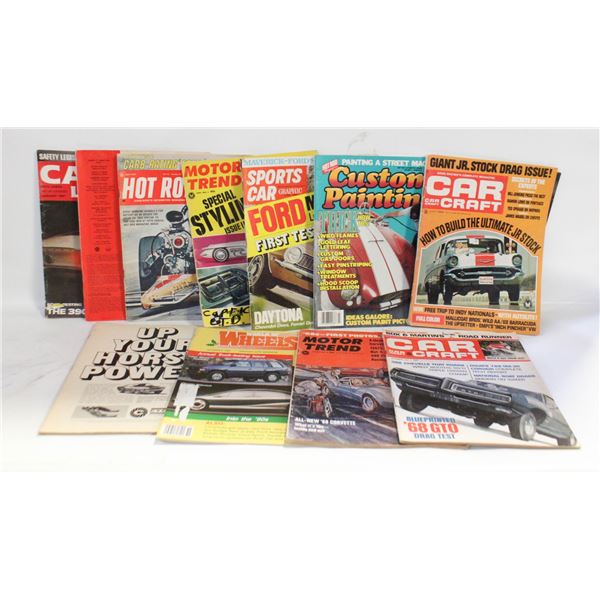 10 - 1960'S CAR MAGAZINES