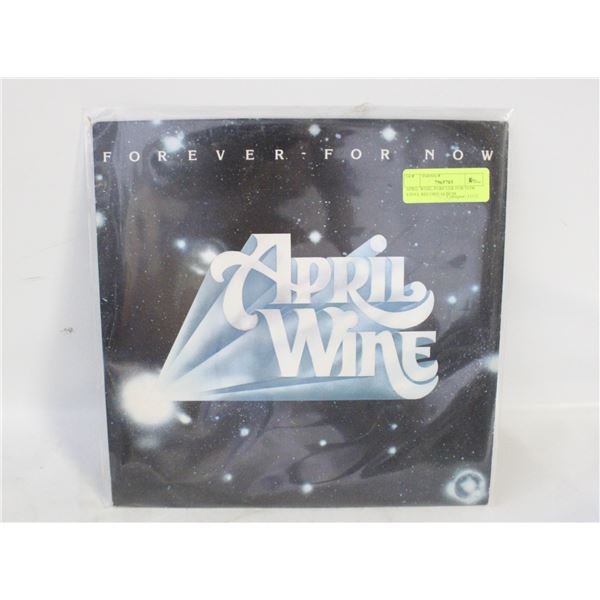 APRIL WINE, FOREVER FOR NOW VINYL RECORD ALBUM