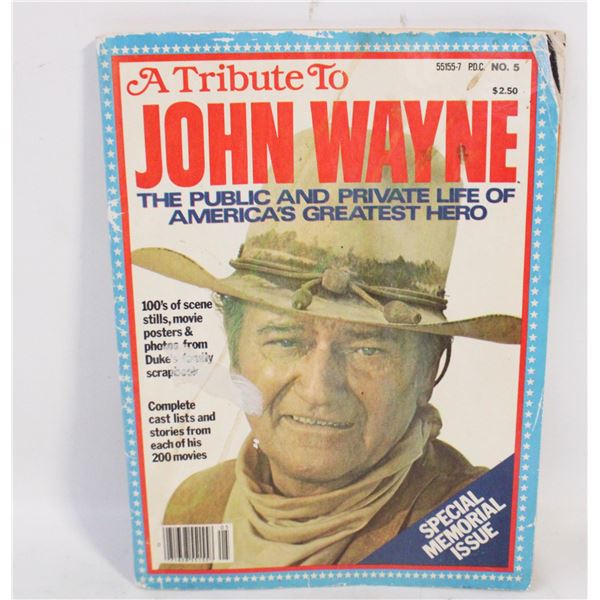 VINTAGE - A TRIBUTE TO JOHN WAYNE STORIES FROM 200