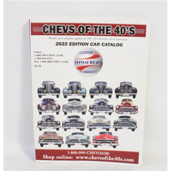 CHEVYS OF THE 40S PARTS CATALOG 1937-1954 (280PGS)