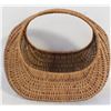 Image 1 : MID CENTURY CRESCENT WICKER BASKET